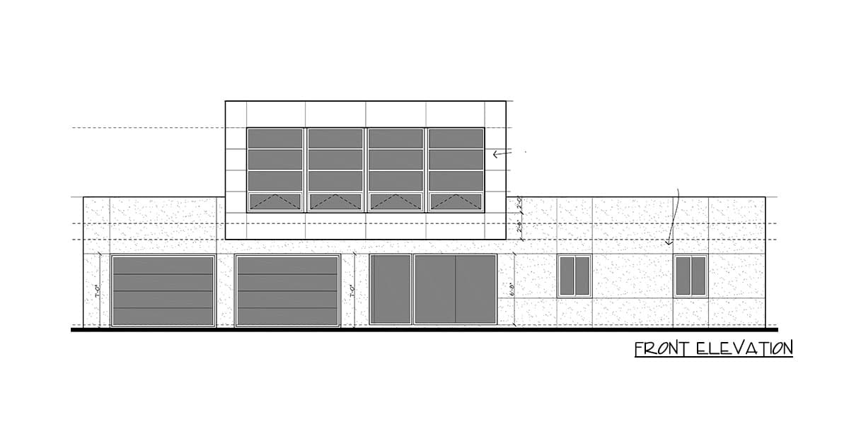 Plan 450005ESP: One-Of-A-Kind Modern House Plan with 4 Beds and Exercise Room  - Image #9 - Contemporary, Mid Century Modern, Modern