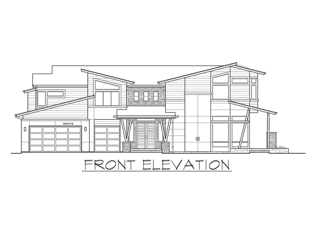 Plan 23677JD: Modern House Plan with Sun Patio and covered Outdoor Living Areas - Image #29 - Contemporary, Modern, Northwest