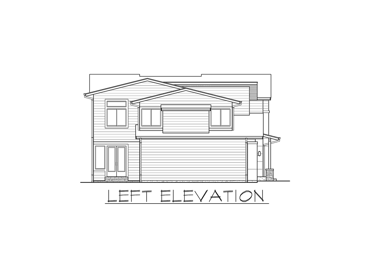 Plan 23677JD: Modern House Plan with Sun Patio and covered Outdoor Living Areas - Image #30 - Contemporary, Modern, Northwest