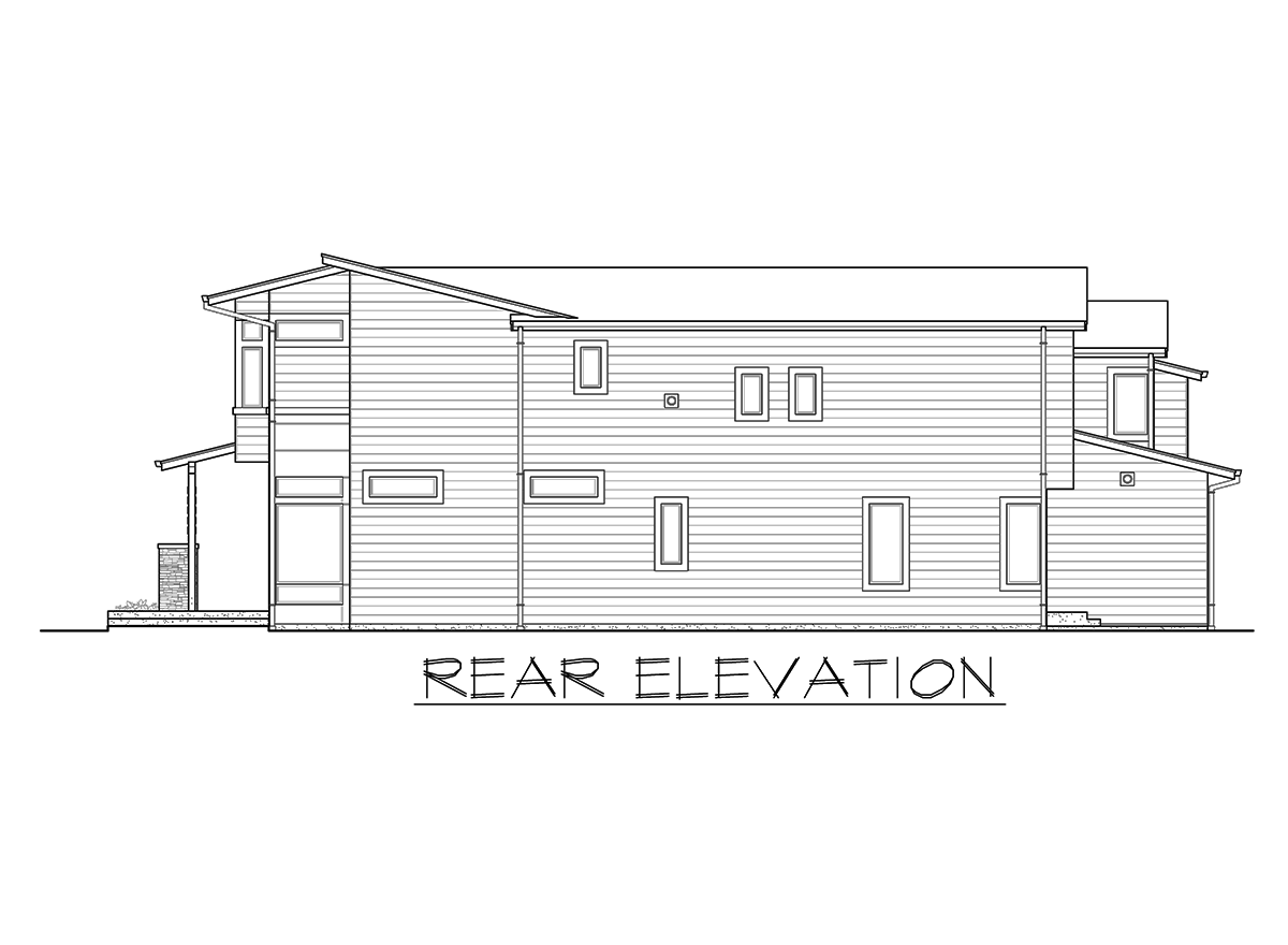 Plan 23677JD: Modern House Plan with Sun Patio and covered Outdoor Living Areas - Image #31 - Contemporary, Modern, Northwest