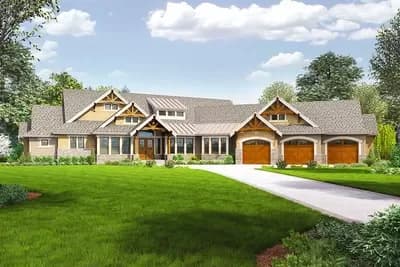 4 Bed Craftsman with Dynamic Floor Plan