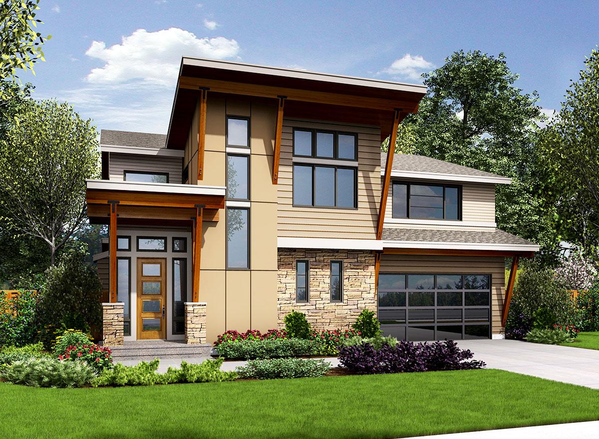 Plan 23670JD: Northwest House Plan with Open Floor Plan - Image #29 - Contemporary, Modern, Northwest