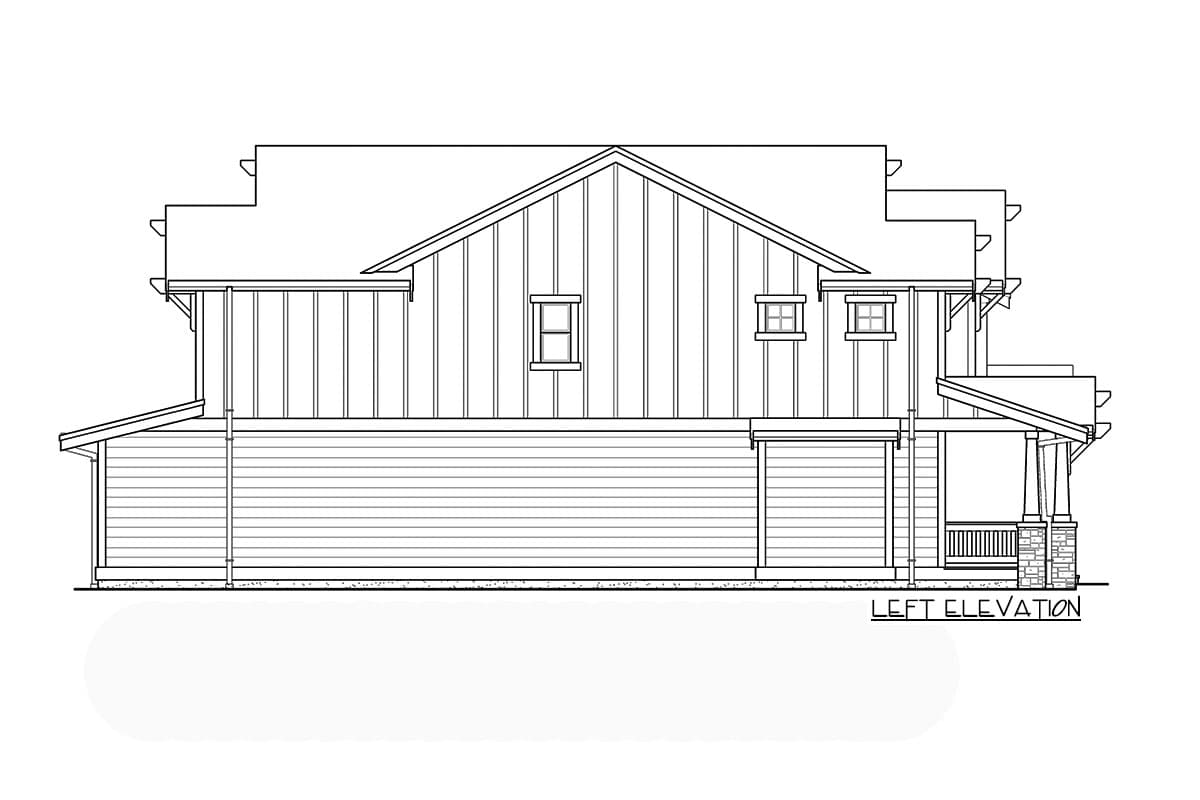 Plan 23676JD: 4 (or 5) Bed Craftsman House Plan With Upstairs Laundry - Image #31 - Craftsman, Farmhouse, New American, Traditional