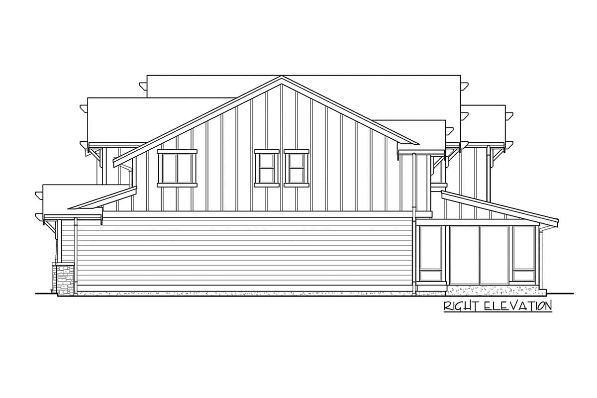 Plan 23676JD: 4 (or 5) Bed Craftsman House Plan With Upstairs Laundry - Image #33 - Craftsman, Farmhouse, New American, Traditional