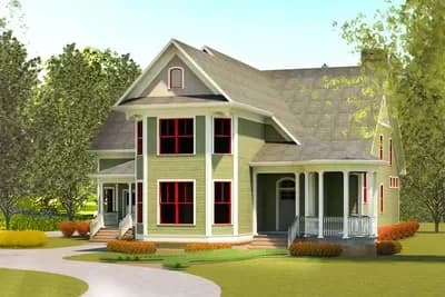 Modern Victorian House Plan