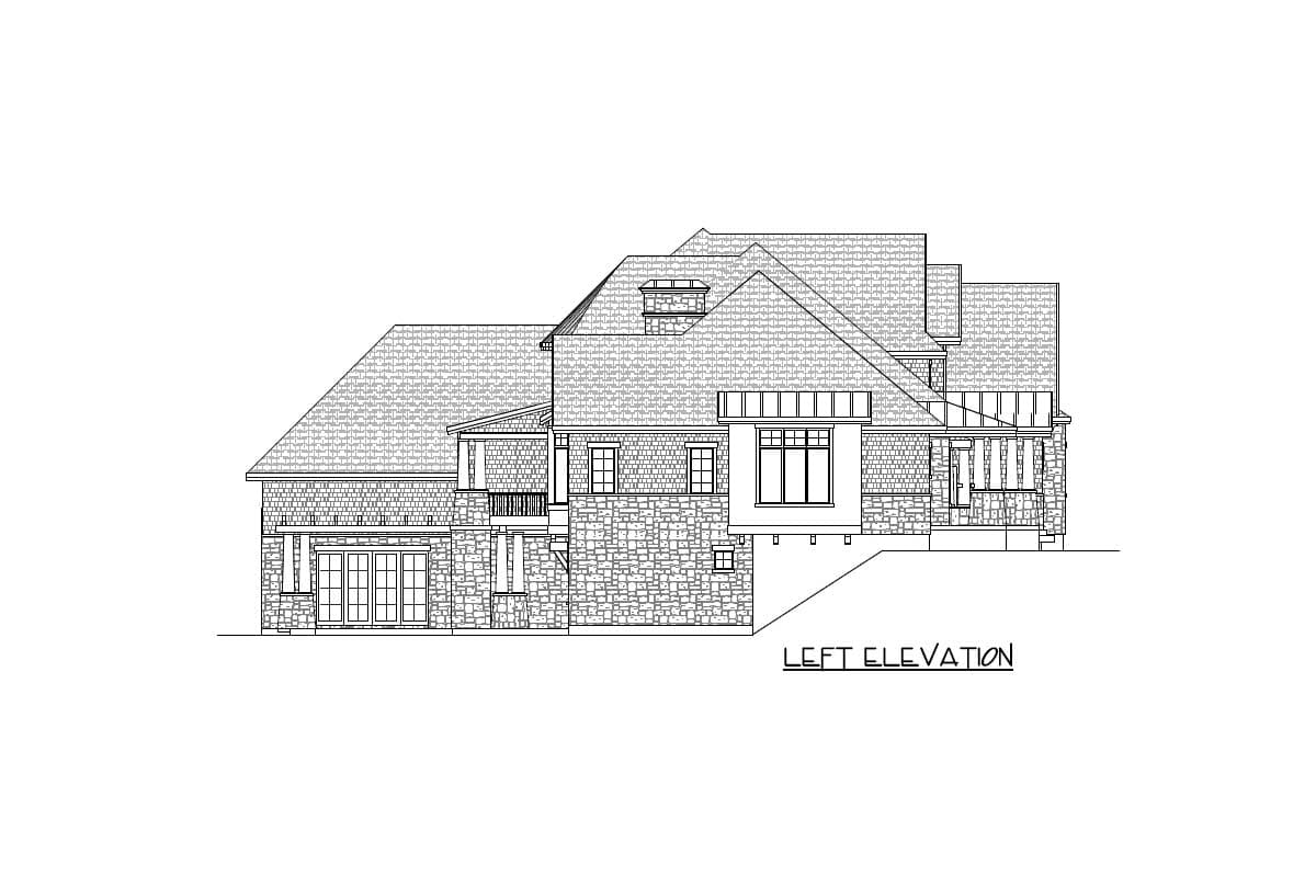Plan 290000IY: Luxurious Craftsman House Plan with Optional Sports Court - 4034 Sq Ft - Image #23 - Craftsman, New American, Northwest