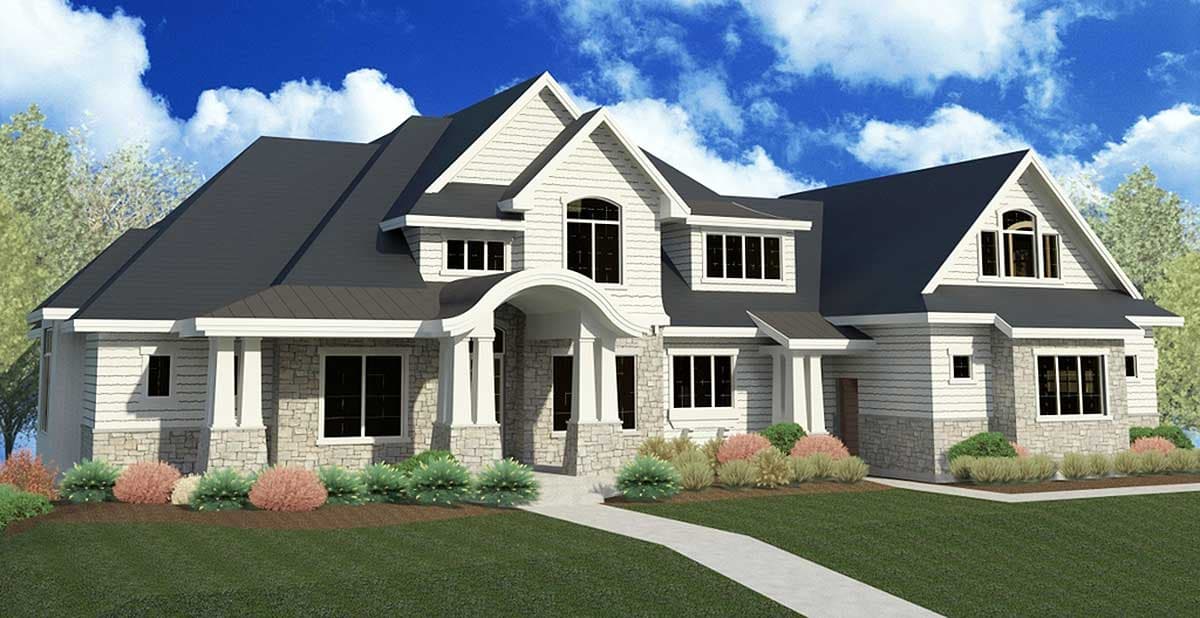 Plan 290000IY: Luxurious Craftsman House Plan with Optional Sports Court - 4034 Sq Ft - Image #21 - Craftsman, New American, Northwest