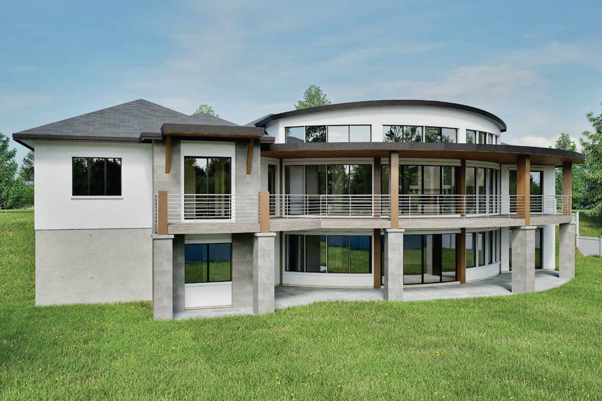 Plan 290001IY: Magnificent Rear Views - Image #17 - Contemporary, Craftsman, Northwest