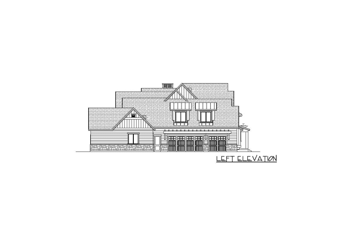 Plan 290008IY: Luxurious 6 Bed House Plan With 3 Levels Of Living - Image #7 - Craftsman, New American, Northwest, Traditional