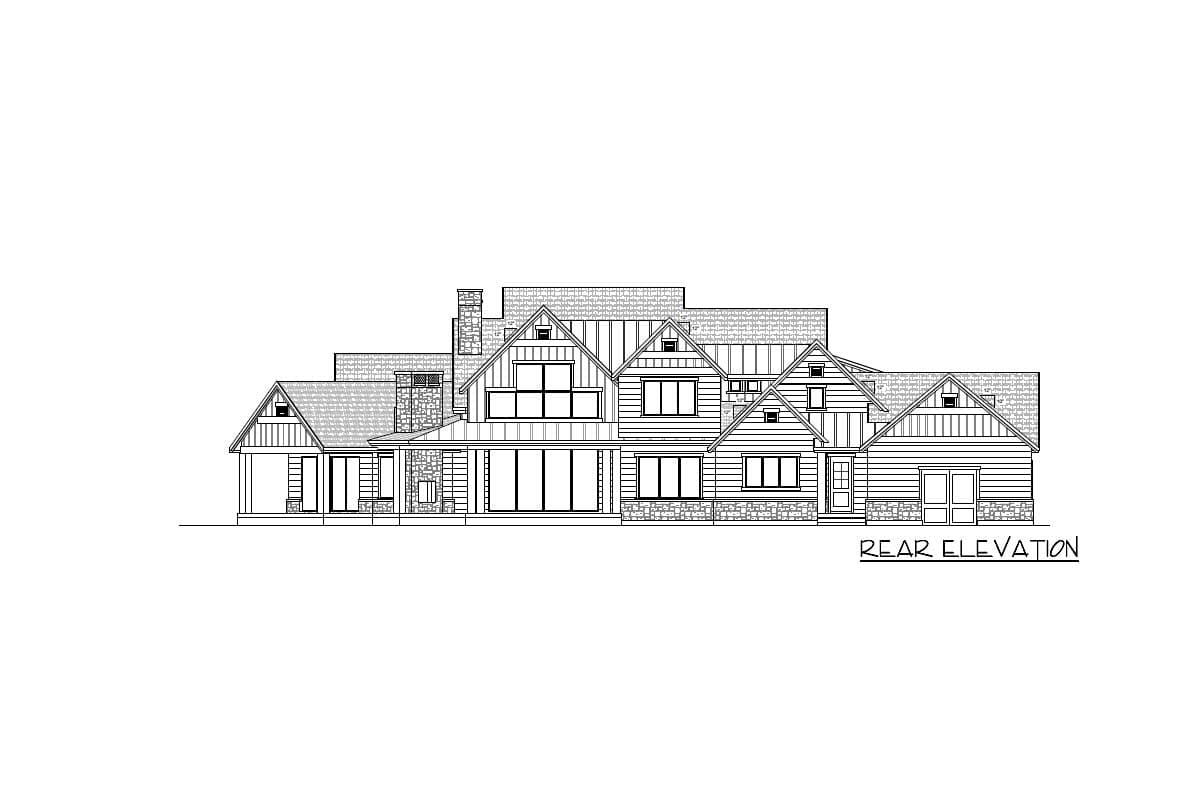 Plan 290008IY: Luxurious 6 Bed House Plan With 3 Levels Of Living - Image #8 - Craftsman, New American, Northwest, Traditional
