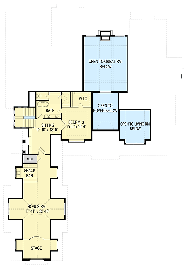 Plan 290014IY: Marvelous, Huge Shingle-Style House Plan - Floor Plan - 2nd Floor - New American, Shingle, Traditional
