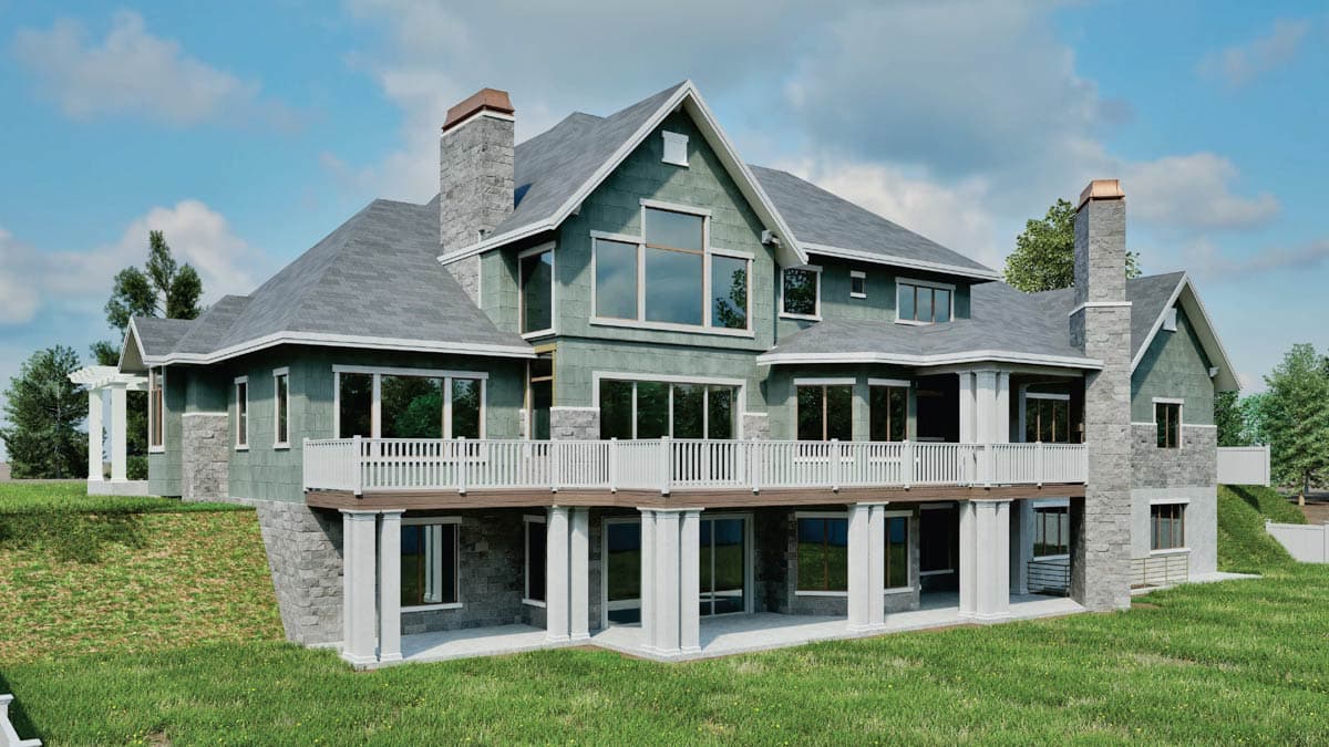 Plan 290016IY: Exciting Traditional House Plan with Optional Sports Court - Image #5 - Traditional