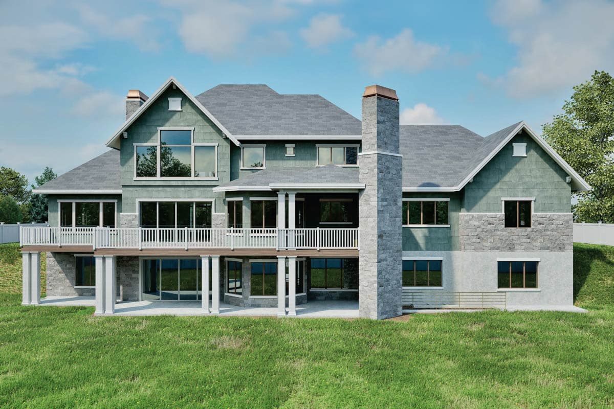 Plan 290016IY: Exciting Traditional House Plan with Optional Sports Court - Image #6 - Traditional