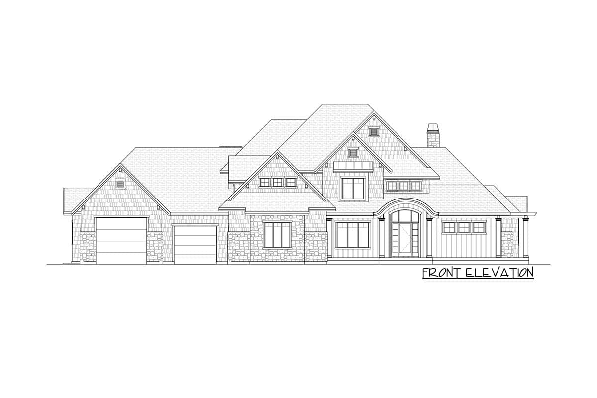 Plan 290016IY: Exciting Traditional House Plan with Optional Sports Court - Image #7 - Traditional