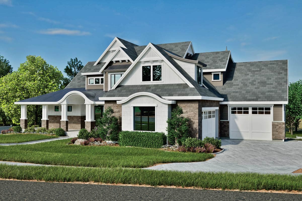 Plan 290017IY: New American Lake House Plan with Amazing Rear-Facing Views - 3868 Sq Ft - Image #17 - Coastal, Country, Craftsman, New American, Northwest, Traditional