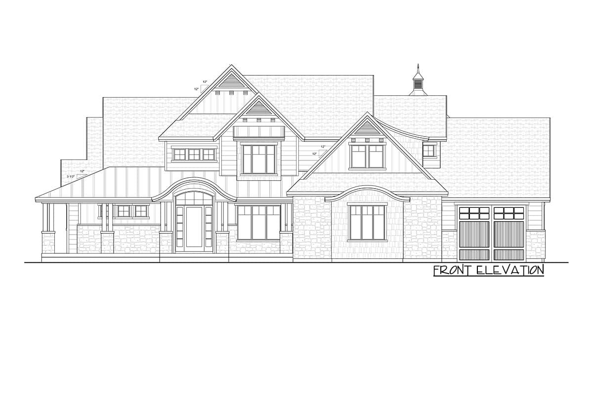 Plan 290017IY: New American Lake House Plan with Amazing Rear-Facing Views - 3868 Sq Ft - Image #20 - Coastal, Country, Craftsman, New American, Northwest, Traditional