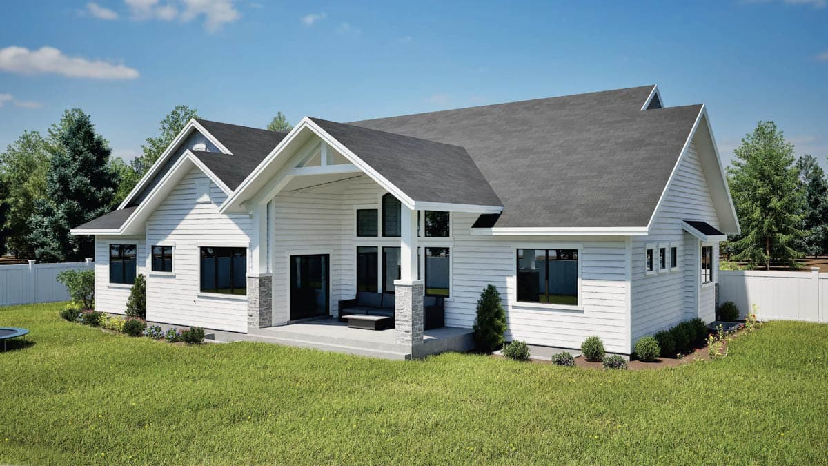 Plan 290022IY: Ranch House Plan with Finished Lower Level - Image #5 - Ranch, Traditional