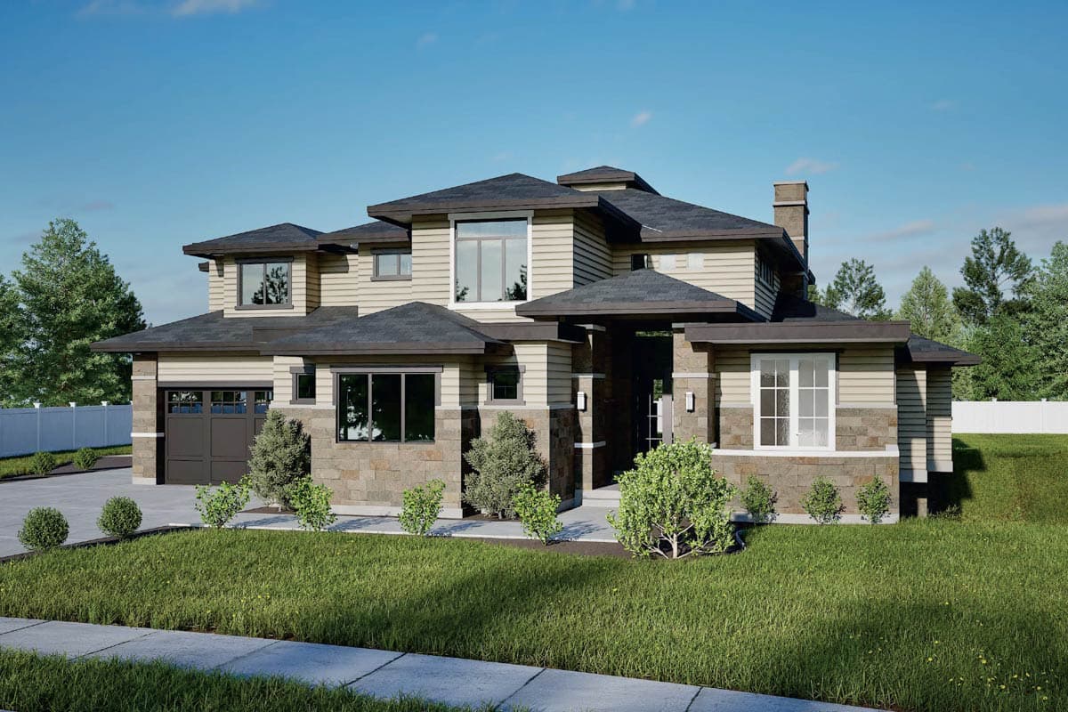 Plan 290027IY: Seven Bedroom Luxury Modern House Planwith Two Laundry Rooms - Image #10 - Contemporary, Modern, Northwest, Prairie