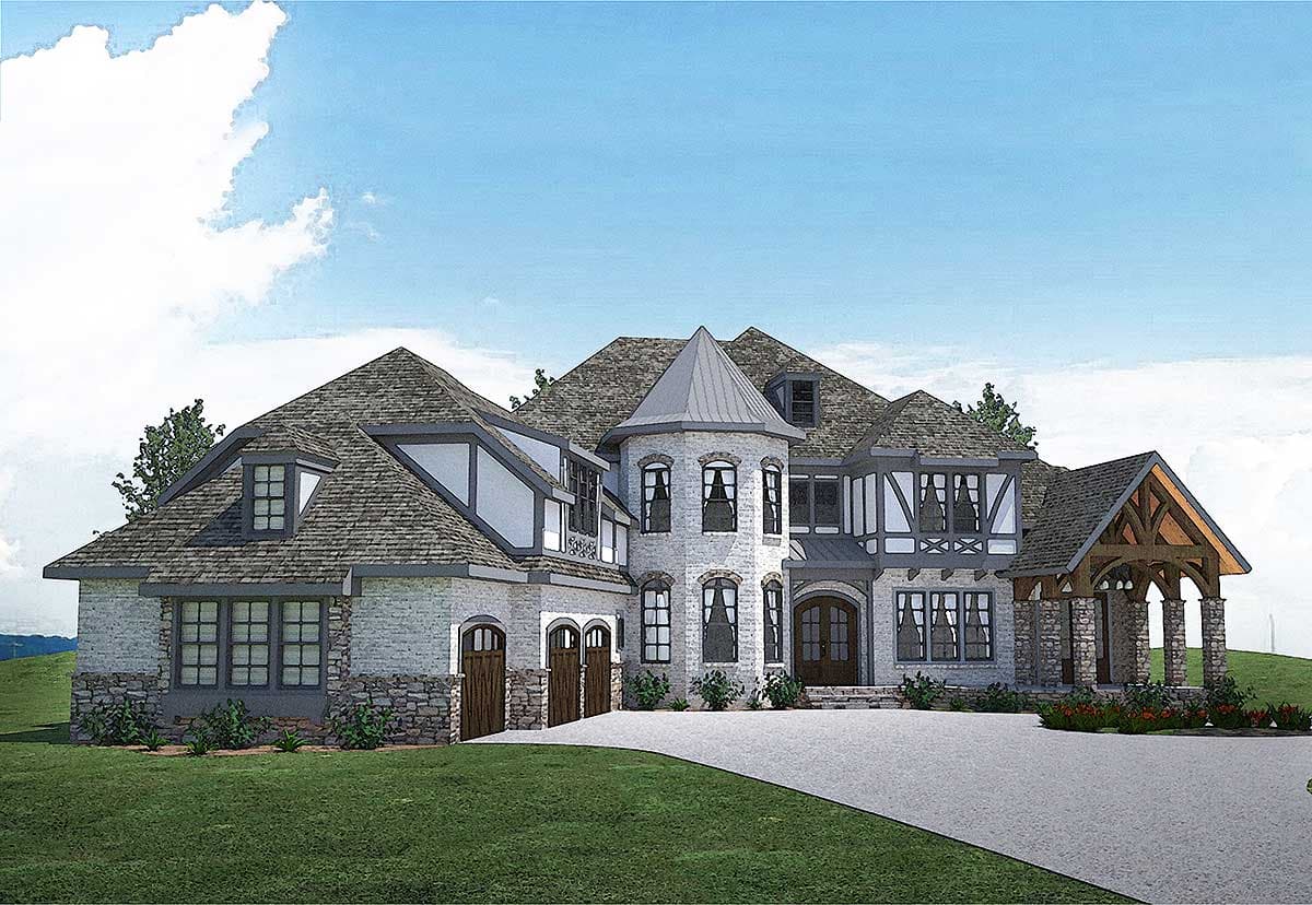 Plan 500000VV: Stunning European House Plan Loaded with Special Details - Image #6 - European, French Country