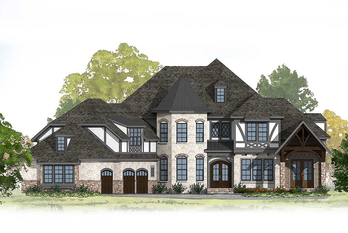Plan 500000VV: Stunning European House Plan Loaded with Special Details - Image #7 - European, French Country