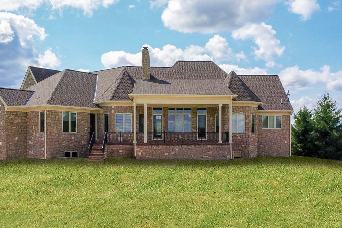 Plan 42417DB: 4 Bed House Plan with Bonus and Optional Finished Lower Level - Image #6 - European, French Country