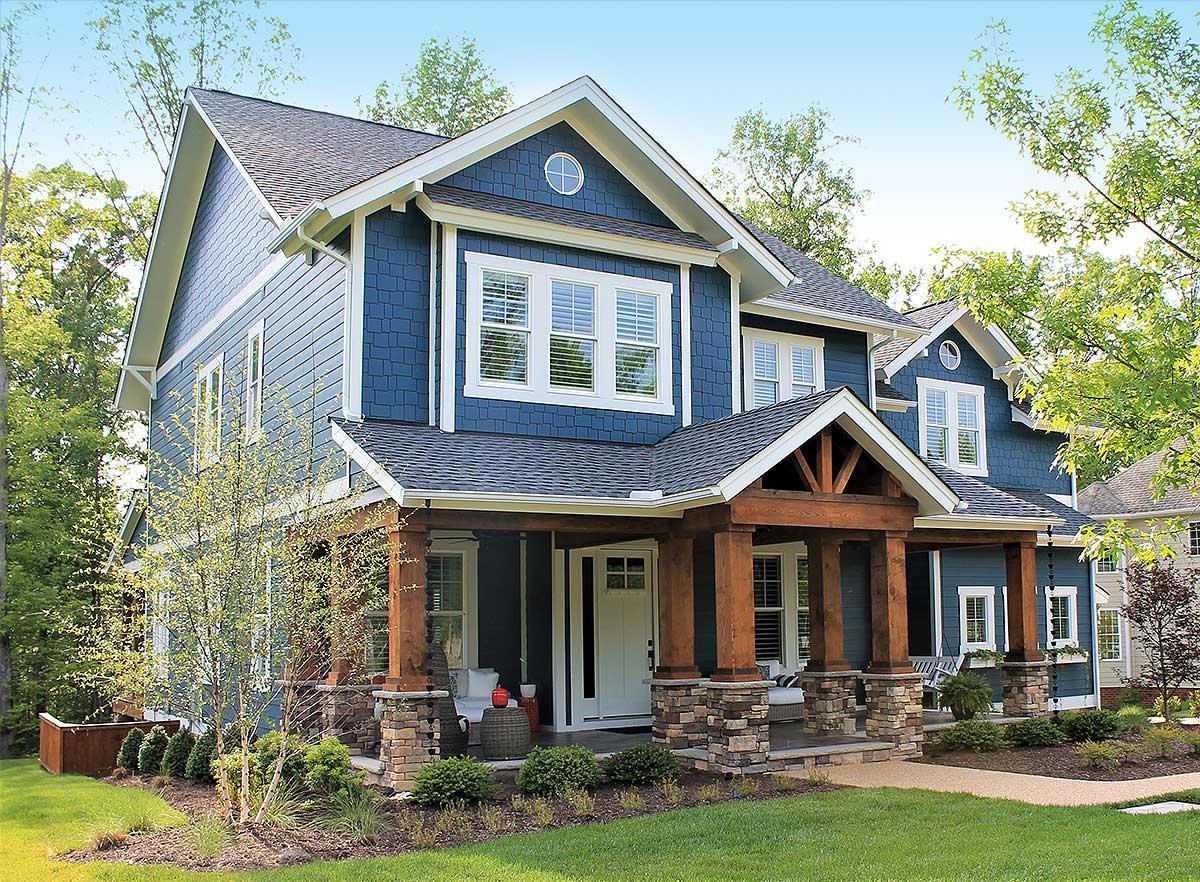 Plan 500001VV: Craftsman Keeper with Beds (and Laundry) Upstairs - Image #5 - Craftsman, New American, Northwest