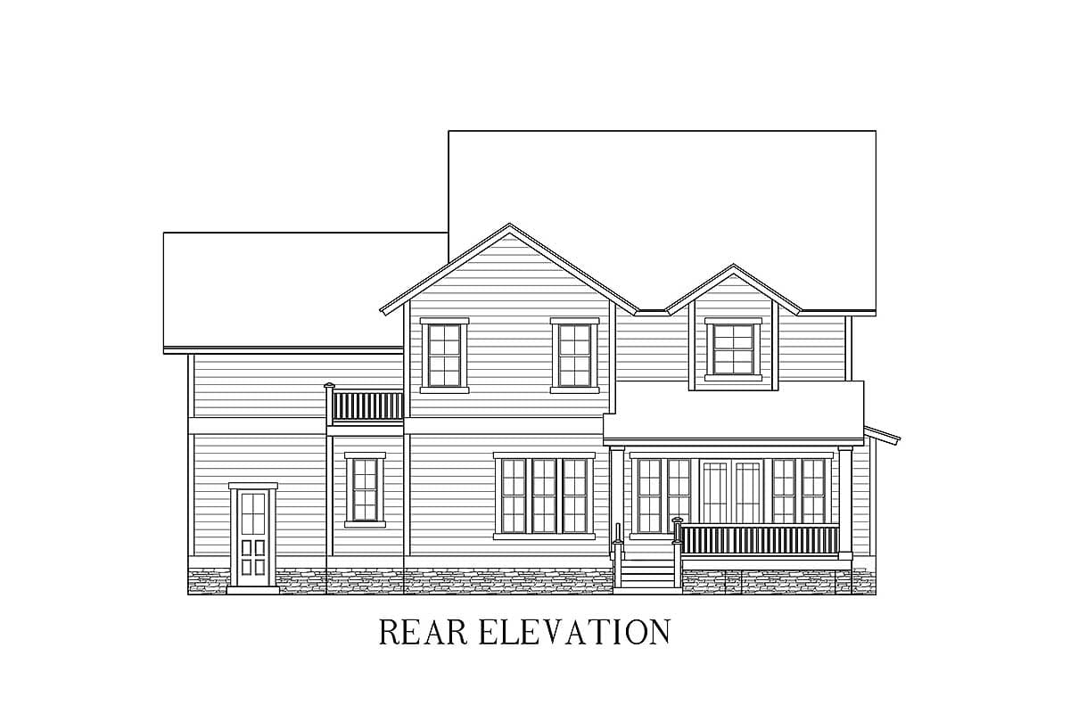 Plan 500001VV: Craftsman Keeper with Beds (and Laundry) Upstairs - Image #28 - Craftsman, New American, Northwest