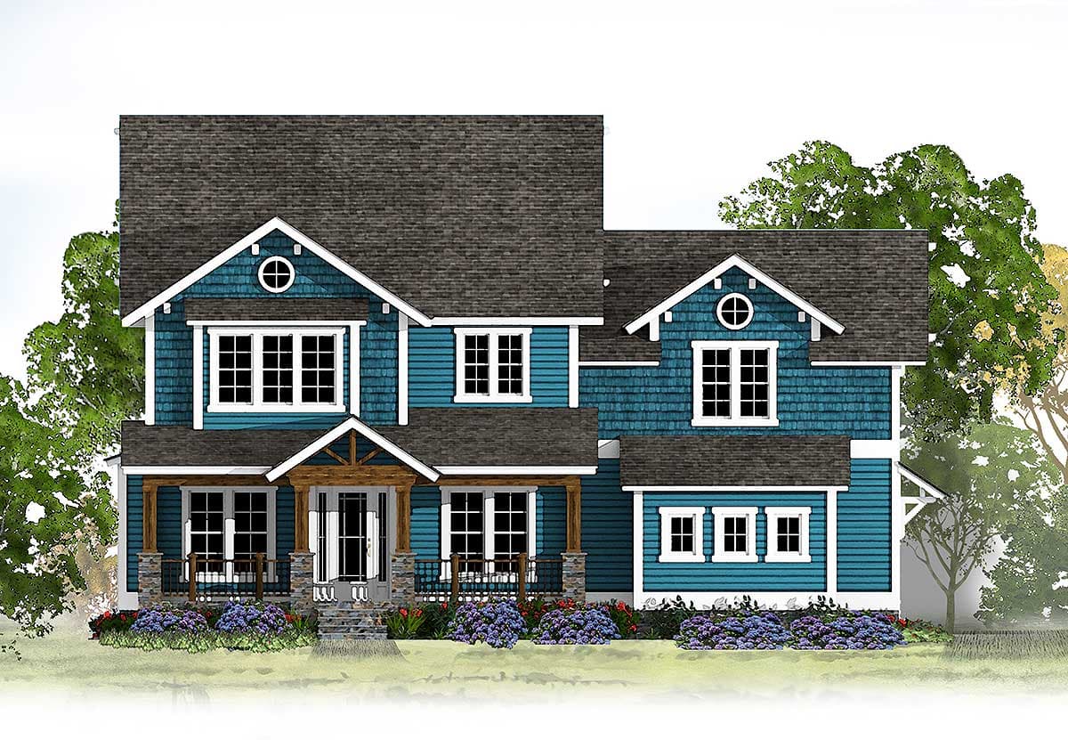 Plan 500001VV: Craftsman Keeper with Beds (and Laundry) Upstairs - Image #27 - Craftsman, New American, Northwest