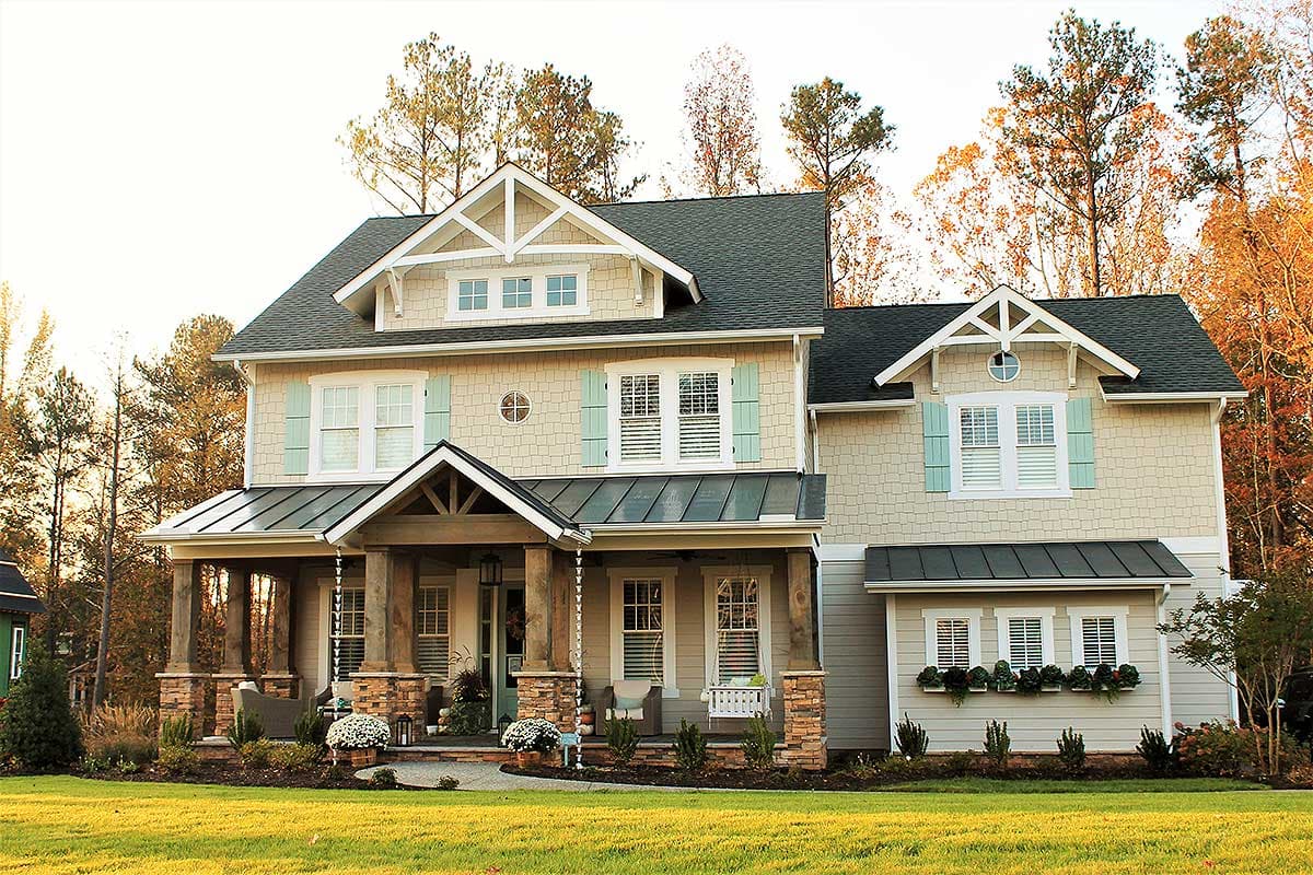 Plan 500002VV: 4 Bed Craftsman Beauty With Exterior Options - Image #4 - Craftsman, New American, Northwest