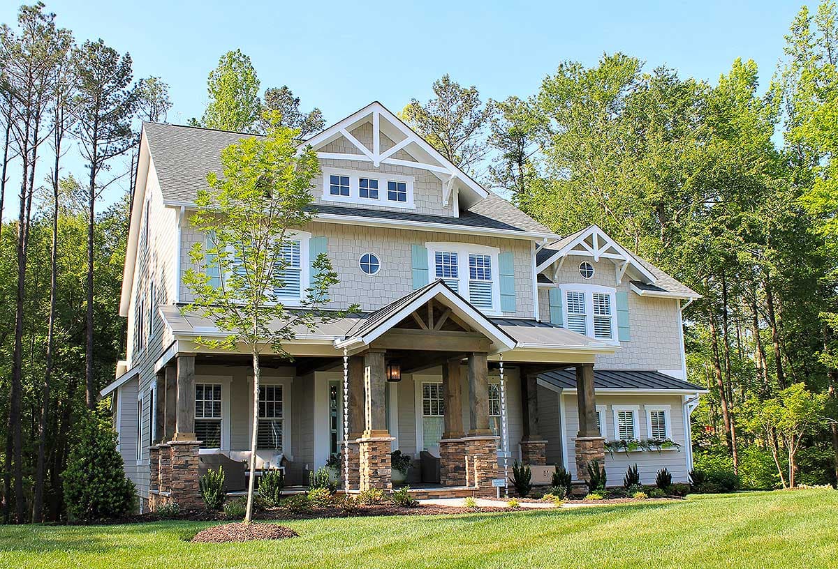 Plan 500002VV: 4 Bed Craftsman Beauty With Exterior Options - Image #5 - Craftsman, New American, Northwest