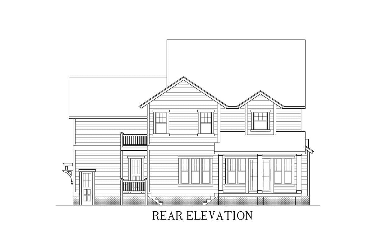 Plan 500002VV: 4 Bed Craftsman Beauty With Exterior Options - Image #15 - Craftsman, New American, Northwest