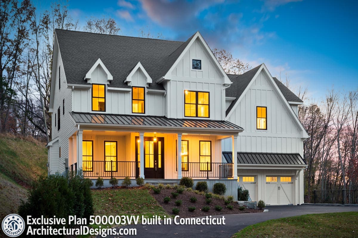 Plan 500003VV: 4 Bed Farmhouse Plan with Rocking Chair Porch - 3634 Sq Ft - Image #6 - Country, Farmhouse, Modern Farmhouse, New American