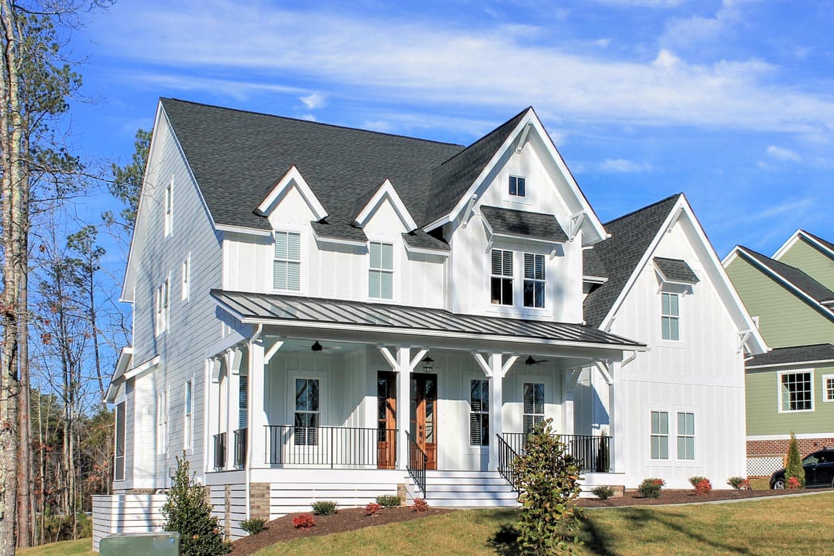 Plan 500003VV: 4 Bed Farmhouse Plan with Rocking Chair Porch - 3634 Sq Ft - Image #5 - Country, Farmhouse, Modern Farmhouse, New American