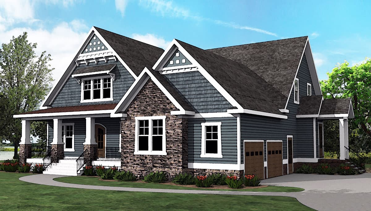 Plan 500005VV: Upstairs for the Kids - Image #4 - Cottage, Country, Craftsman, New American, Northwest, Southern, Traditional