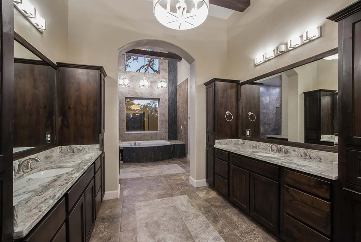 Plan 430003LY: 3 Bed Hill Country House Plan with Two Living Wings  - Image #17 - European, Hill Country, Mediterranean