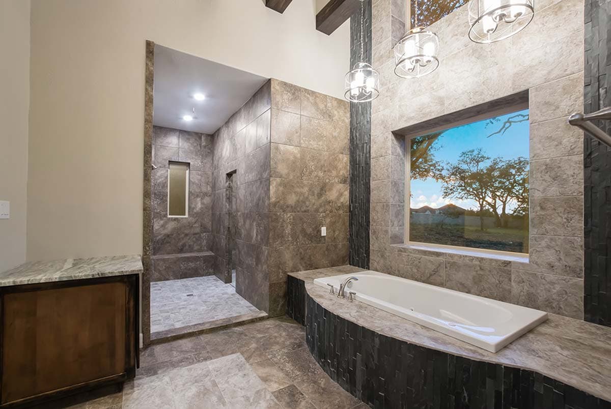 Plan 430003LY: 3 Bed Hill Country House Plan with Two Living Wings  - Image #18 - European, Hill Country, Mediterranean