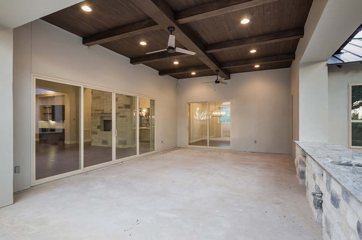 Plan 430003LY: 3 Bed Hill Country House Plan with Two Living Wings  - Image #27 - European, Hill Country, Mediterranean