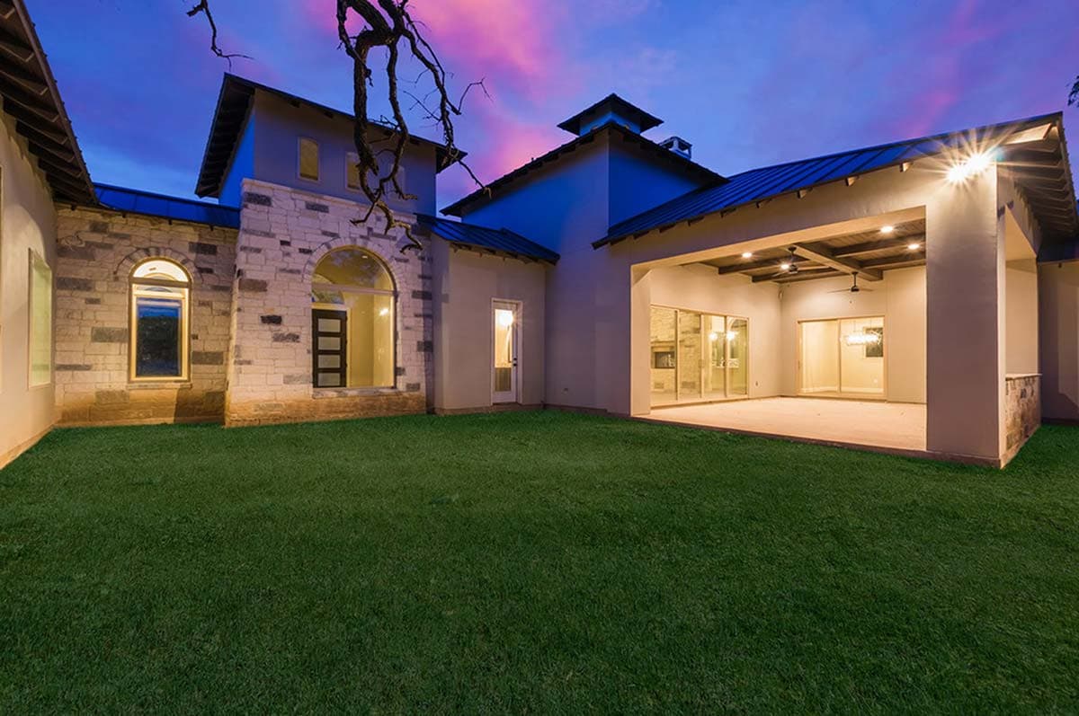 Plan 430003LY: 3 Bed Hill Country House Plan with Two Living Wings  - Image #29 - European, Hill Country, Mediterranean