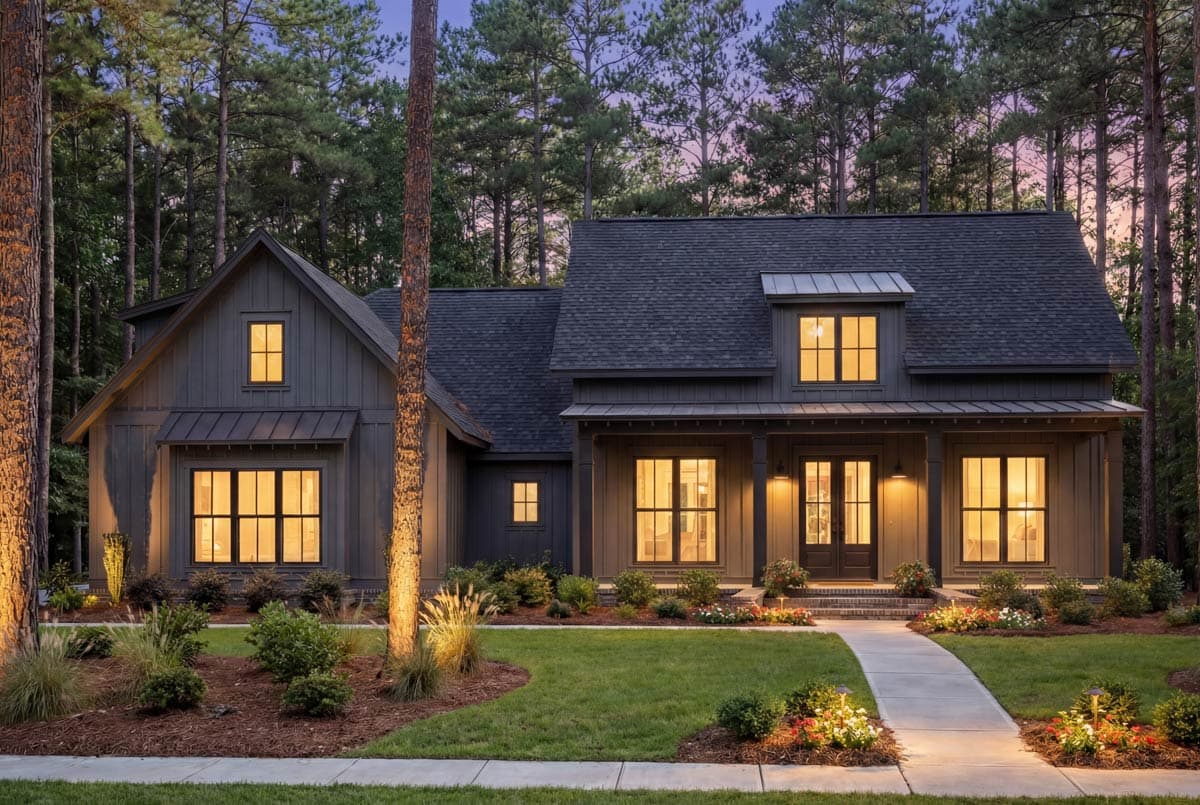 Plan 51762HZ: Budget Friendly Modern Farmhouse Plan with Bonus Room - Image #9 - Country, Farmhouse, Modern Farmhouse, New American, Traditional