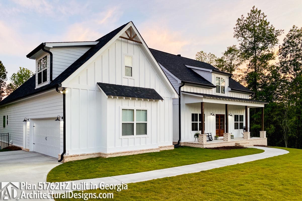 Plan 51762HZ: Budget Friendly Modern Farmhouse Plan with Bonus Room - Image #32 - Country, Farmhouse, Modern Farmhouse, New American, Traditional