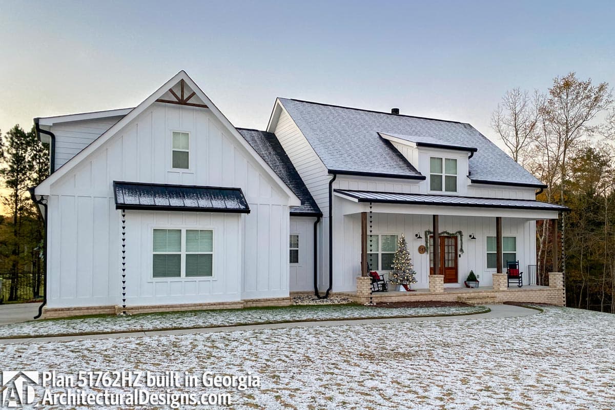 Plan 51762HZ: Budget Friendly Modern Farmhouse Plan with Bonus Room - Image #18 - Country, Farmhouse, Modern Farmhouse, New American, Traditional