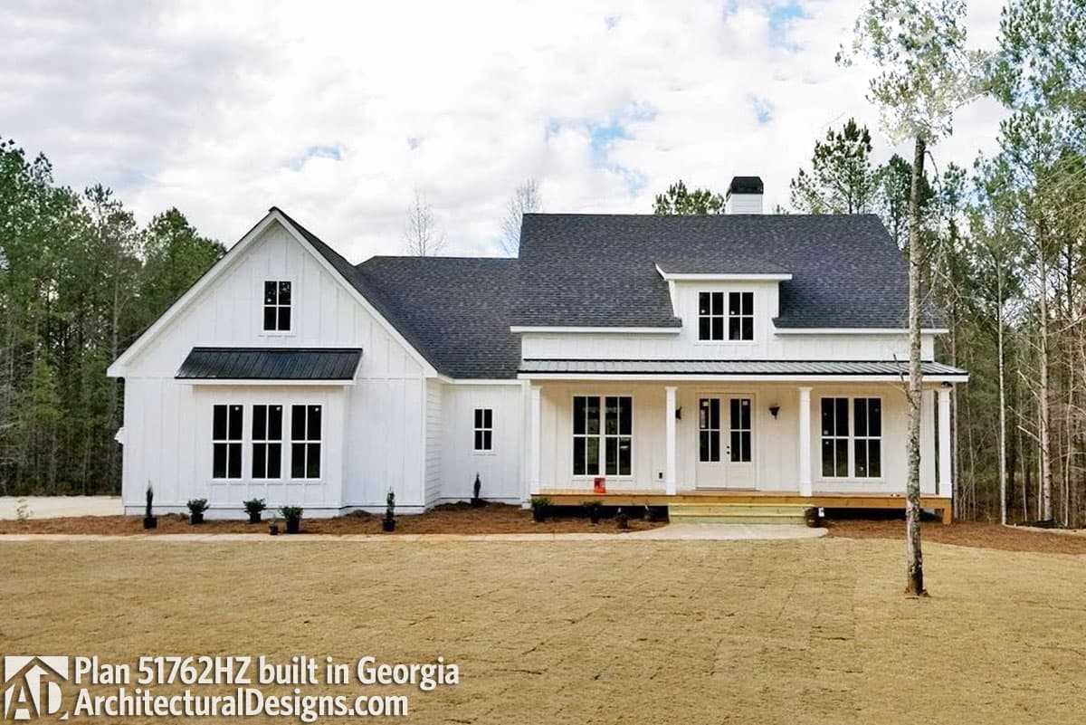 build gallery item - Modern Farmhouse Plan 51762HZ comes to life in Georgia