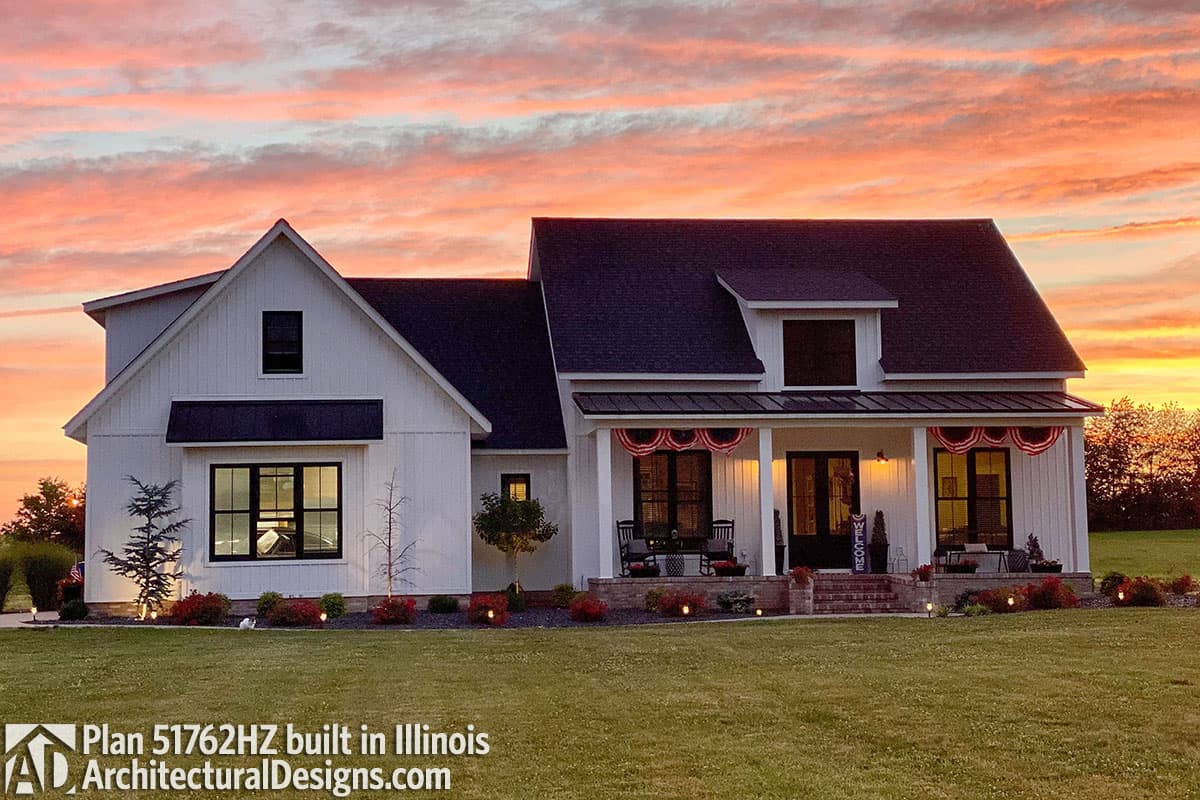 Plan 51762HZ: Budget Friendly Modern Farmhouse Plan with Bonus Room - Image #30 - Country, Farmhouse, Modern Farmhouse, New American, Traditional