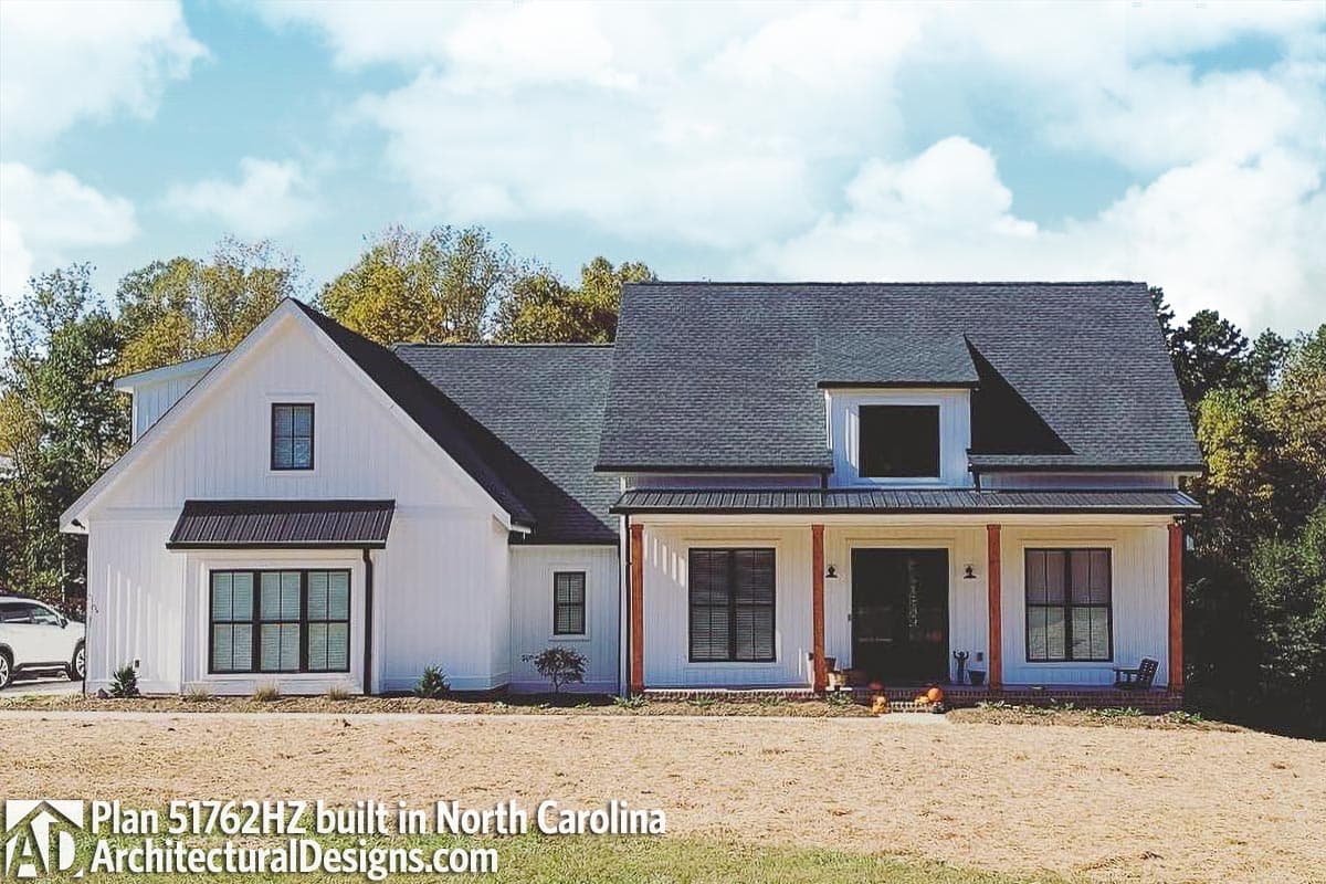 Plan 51762HZ: Budget Friendly Modern Farmhouse Plan with Bonus Room - Image #27 - Country, Farmhouse, Modern Farmhouse, New American, Traditional