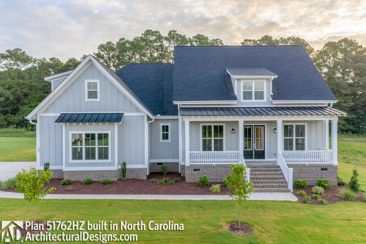 Plan 51762HZ: Budget Friendly Modern Farmhouse Plan with Bonus Room - Image #19 - Country, Farmhouse, Modern Farmhouse, New American, Traditional