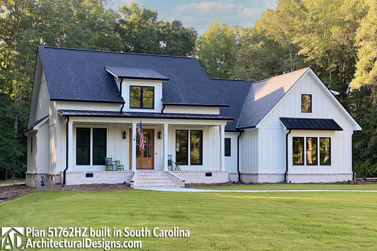 build gallery item - Modern Farmhouse Plan 51762HZ Comes to Life in South Carolina