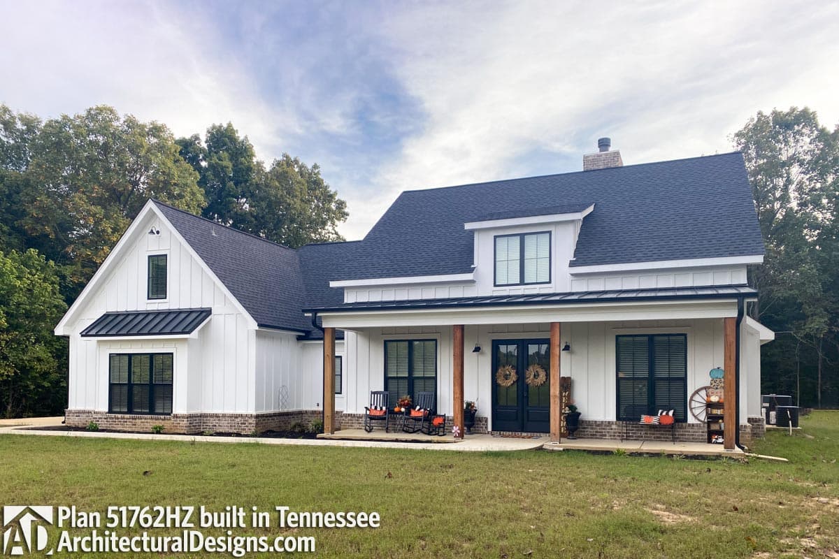 Plan 51762HZ: Budget Friendly Modern Farmhouse Plan with Bonus Room - Image #34 - Country, Farmhouse, Modern Farmhouse, New American, Traditional