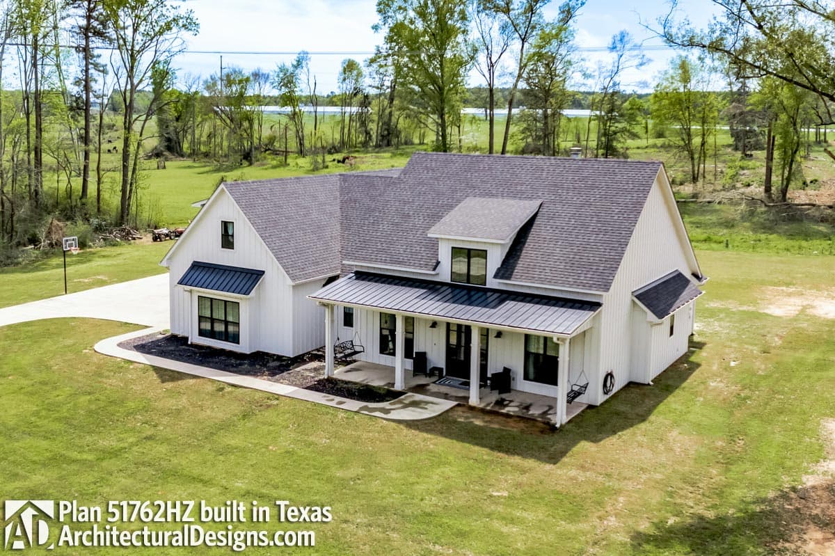 build gallery item - Modern Farmhouse Plan 51762HZ Comes to Life in Texas
