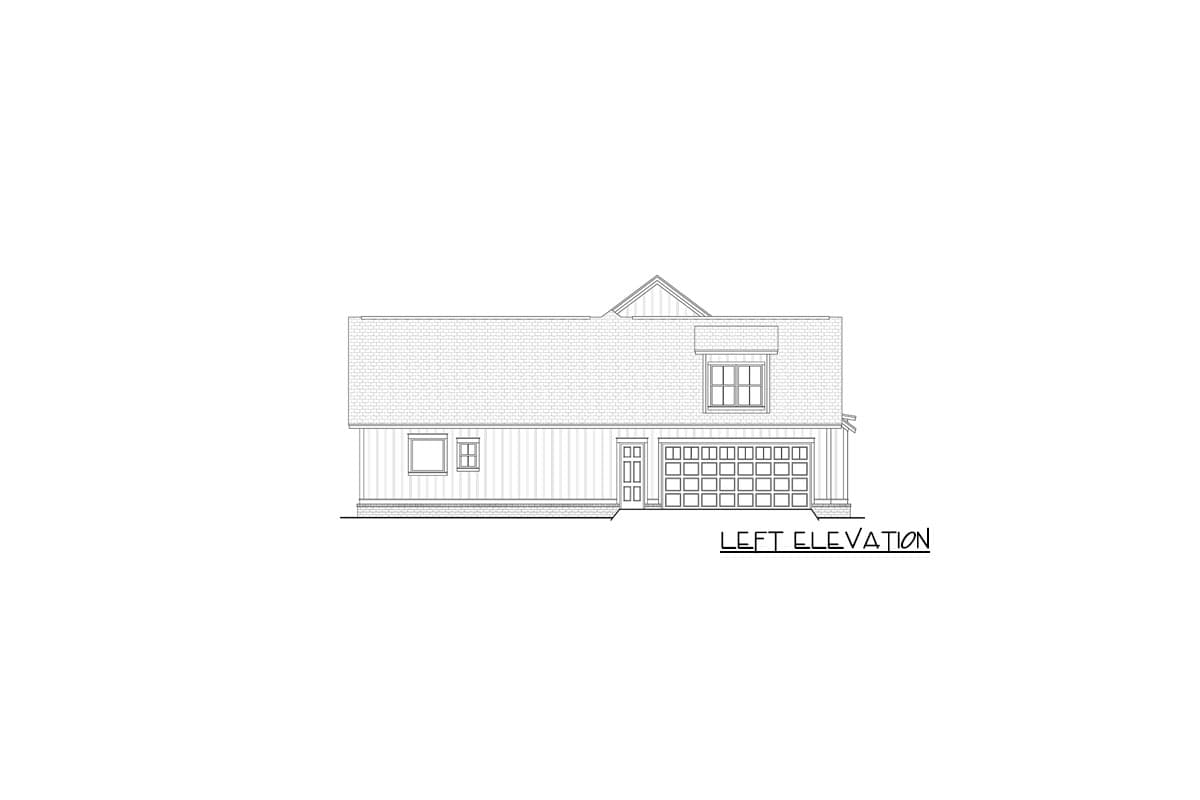 Plan 51762HZ: Budget Friendly Modern Farmhouse Plan with Bonus Room - Image #38 - Country, Farmhouse, Modern Farmhouse, New American, Traditional
