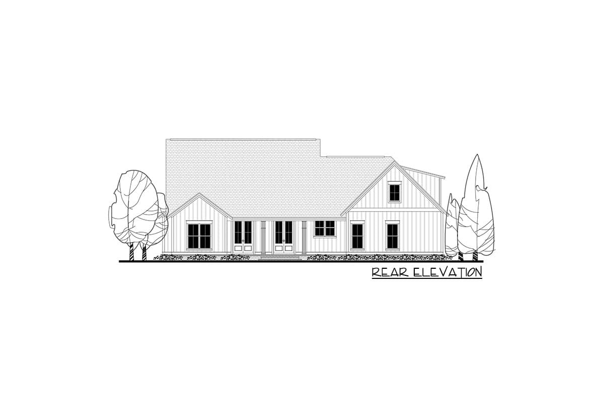 Plan 51762HZ: Budget Friendly Modern Farmhouse Plan with Bonus Room - Image #39 - Country, Farmhouse, Modern Farmhouse, New American, Traditional
